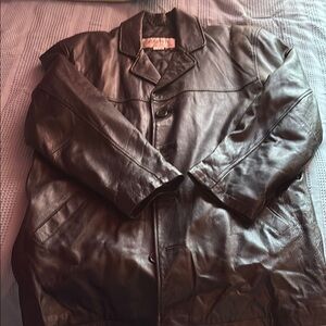 Men's Black Leather Jacket